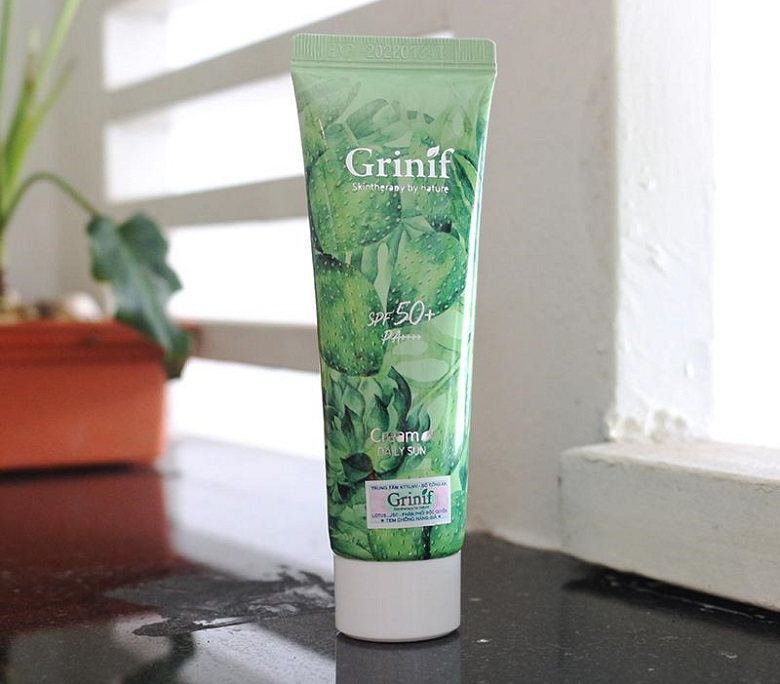 Kem chống nắng Grinif Daily Sun Cream SPF50+ PA++++ 50g