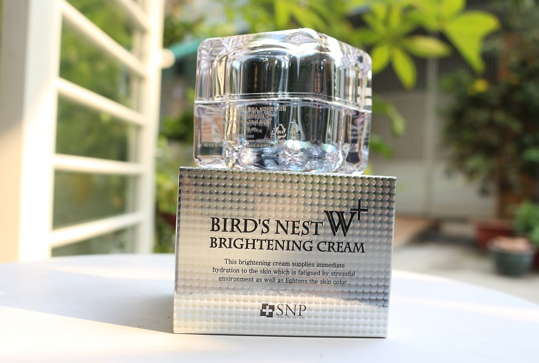 Kem dưỡng trắng SNP Bird's Nest W+ Brightening Cream 50gr