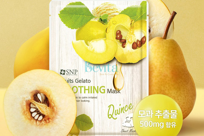 Công dụng SNP Fruits Gelato Soothing Mask 25ml
