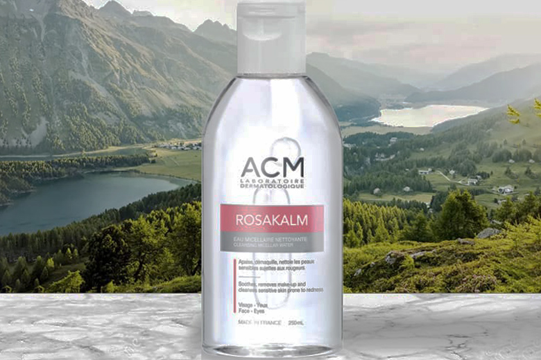 Tác dụng nước tẩy trang da nhạy cảm ACM Rosakalm Cleansing Micellar Water 250ml