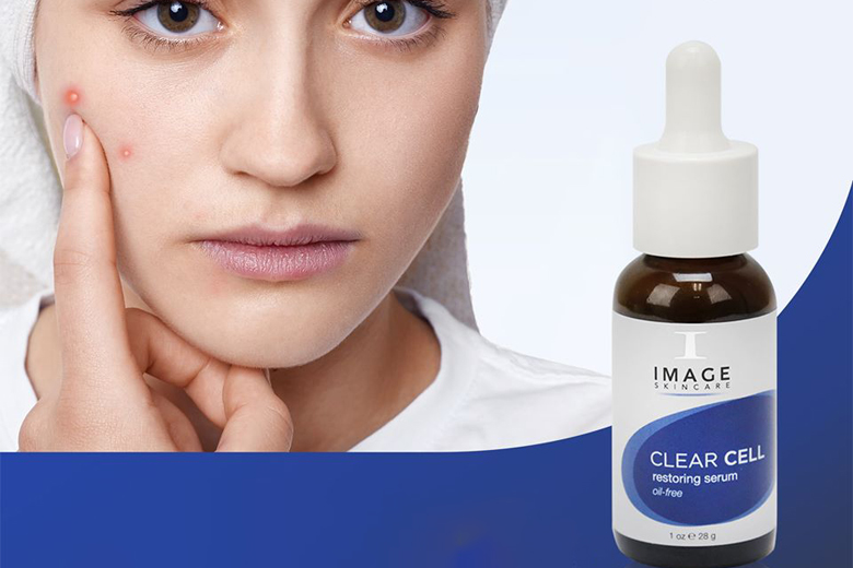 Tác dụng serum giảm nhờn Image Clear Cell Restoring Serum Oil Free 28g